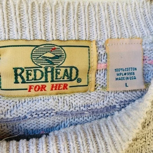 Vintage Redhead for Her Sweater Size L - Picture 2 of 7